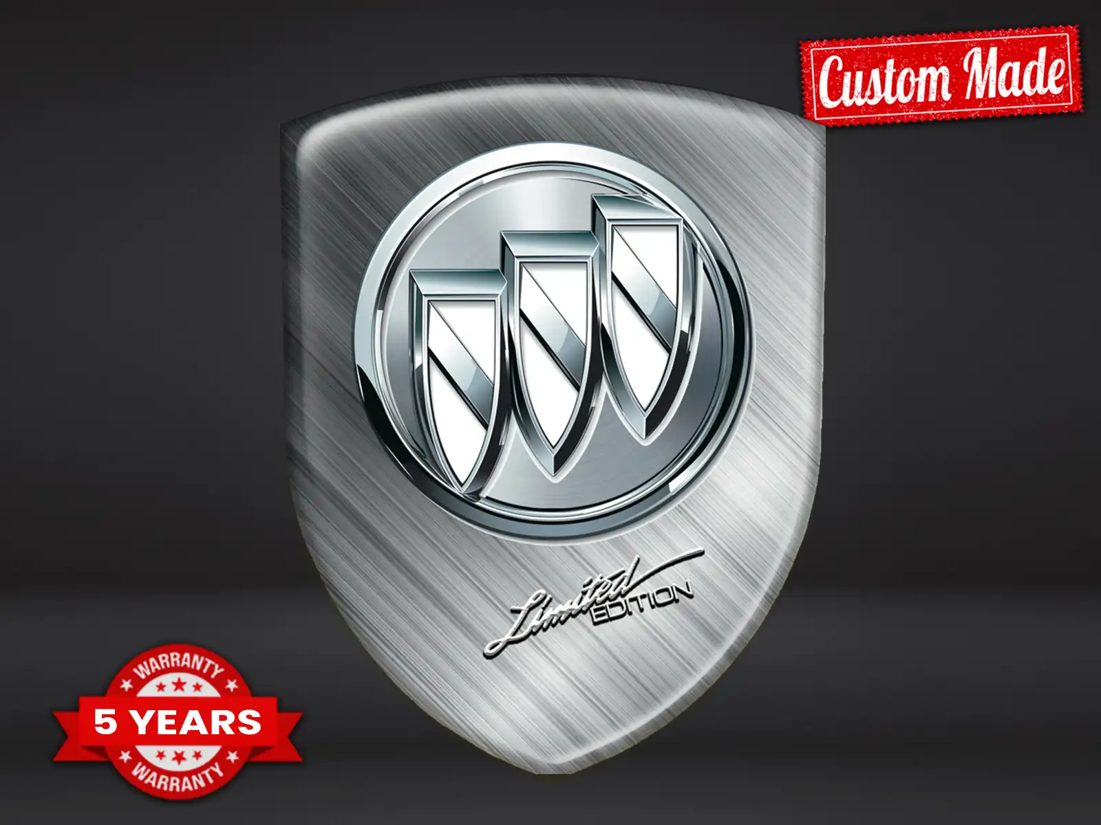 Buick Emblemas Silicona Auto Profesional Personalizable